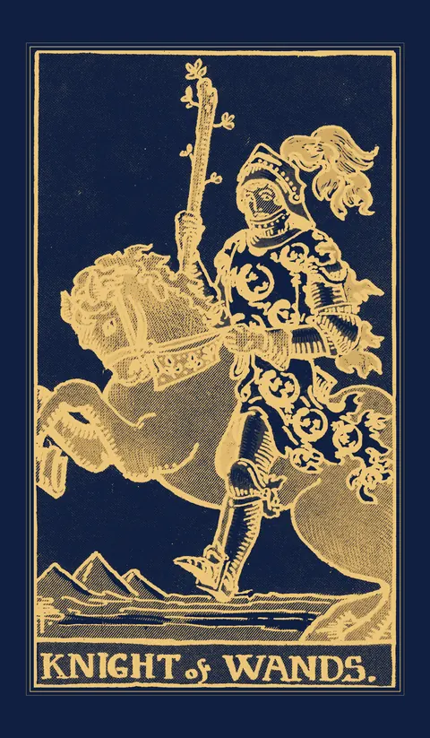 Knight of Wands, Waite-Smith