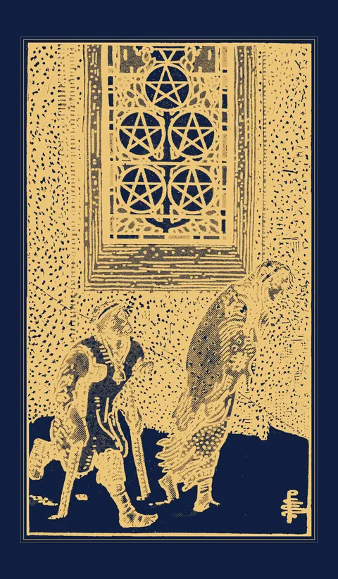 Five of Pentacles, Waite-Smith